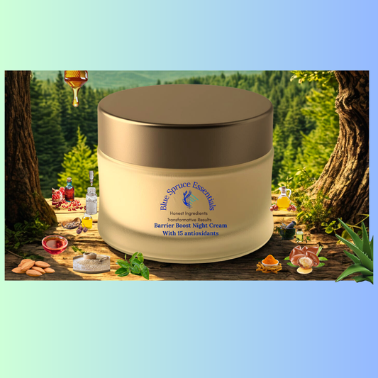 Hydrating and firming face cream for 40+ skin with 15+ antioxidants, niacinamide, alpha arbutin,  hyaluronic acid, and botanical oils