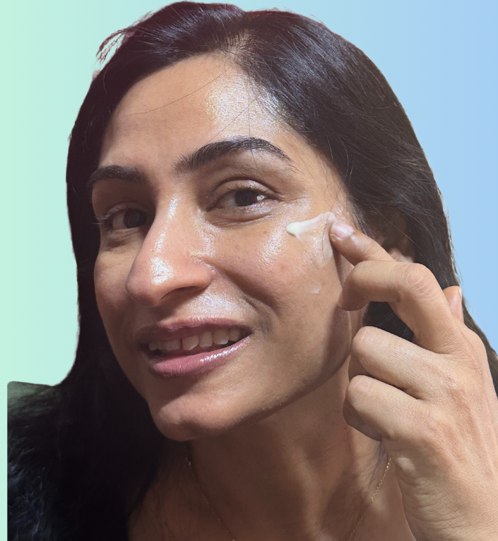 Blue Spruce Essentials skincare — plant-based, pro-aging night creams for mature skin. Kojic Kiss and Barrier Boost deliver deep hydration, even tone, and visible firmness with clean, antioxidant-rich ingredients